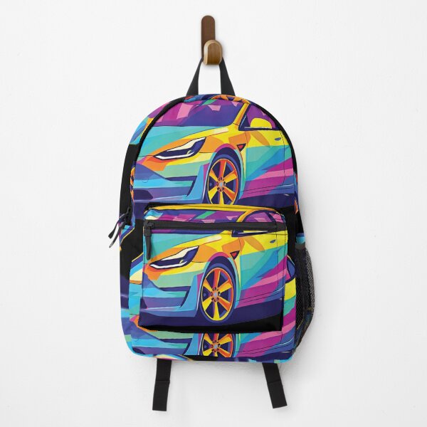 Item preview, Tesla Model 3 – Color‑Block Spectrum Edition designed and sold by Automotive Art by Greg.