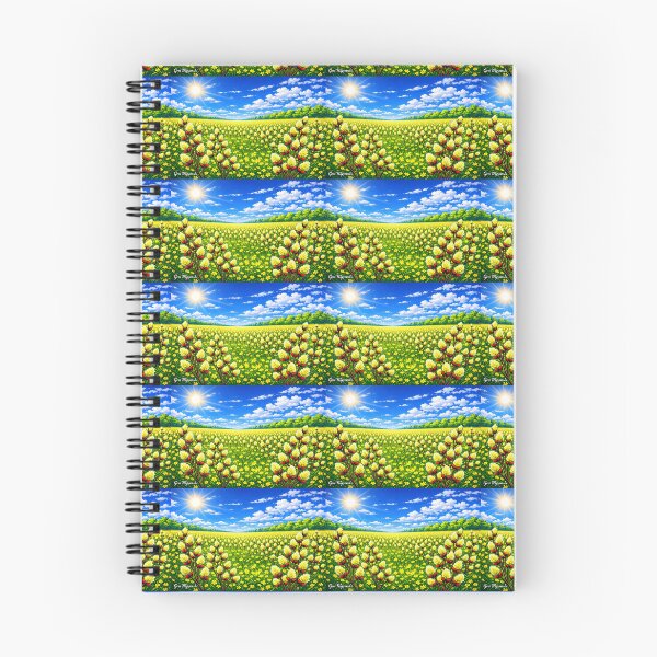 Item preview, Golden Pussy Willow Field – Vibrant Summer Horizon Art designed and sold by The Art Queen Of Michigan .