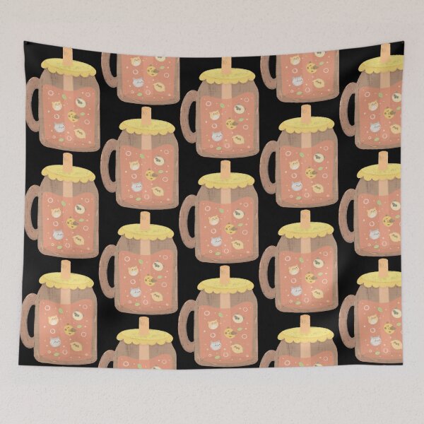 Item preview, Neko Boba Cute Kawaii Cat Bubble Tea Illustration designed and sold by Chubbitshop.