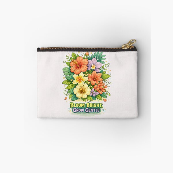 Item preview, Bloom Bright Grow Gentle Colorful Floral Garden Design designed and sold by inkoutninja.