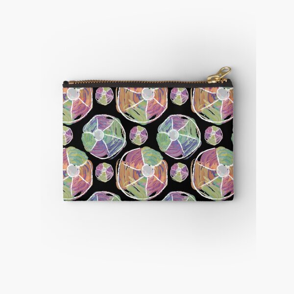Item preview, Watercolor Beach Balls on Black designed and sold by Digitalmyth's Designs.