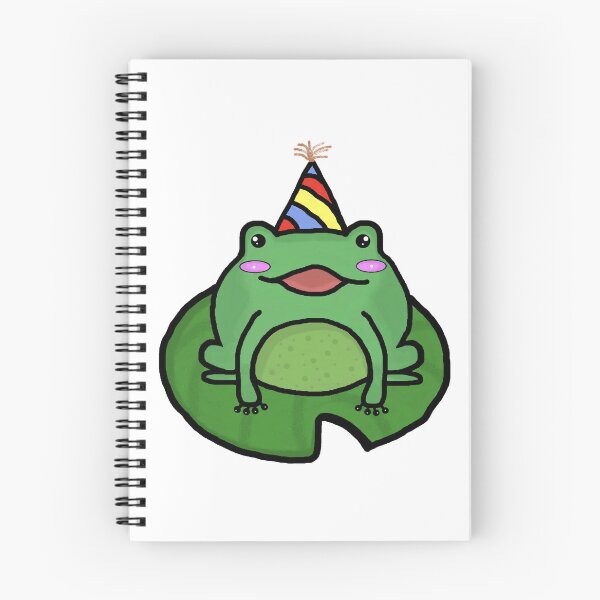 Item preview, Froggy birthday party hat sticker designed and sold by tigerlilyz.