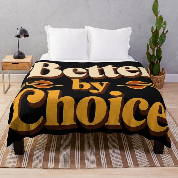 Item preview, Better by Choice. | Retro Growth Mindset Typography Design designed and sold by Irene Catchmind.