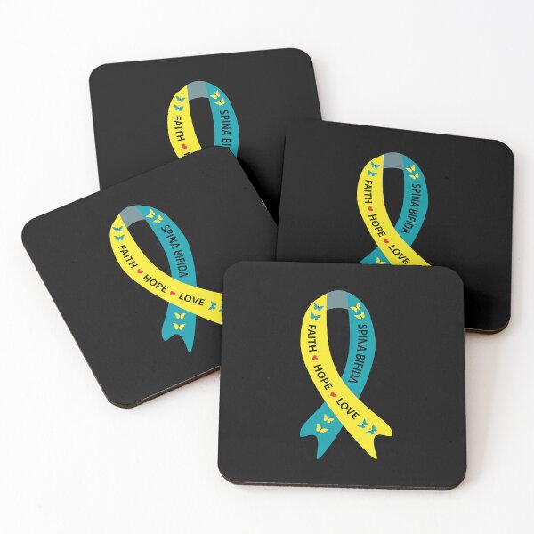 Item preview, Spina Bifida Faith Hope Love Awareness Ribbon designed and sold by PattersArt.