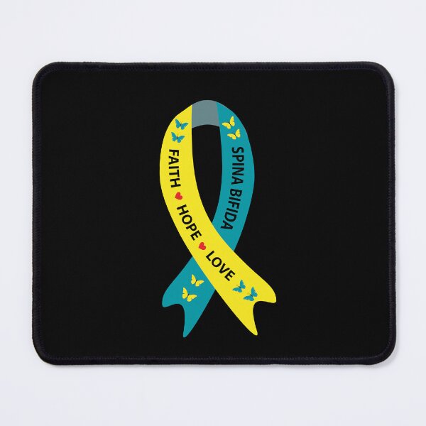 Item preview, Spina Bifida Faith Hope Love Awareness Ribbon designed and sold by PattersArt.