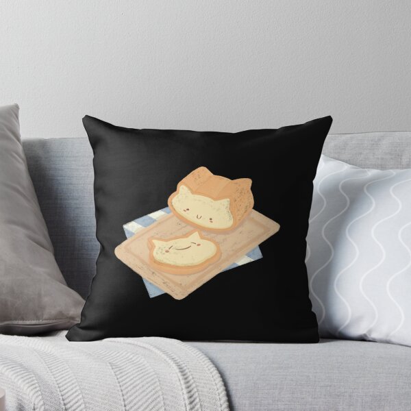 Item preview, Neko Cat Toast Kawaii Loaf Bakery Illustration designed and sold by Chubbitshop.