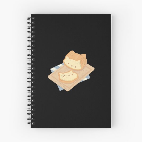 Item preview, Neko Cat Toast Kawaii Loaf Bakery Illustration designed and sold by Chubbitshop.