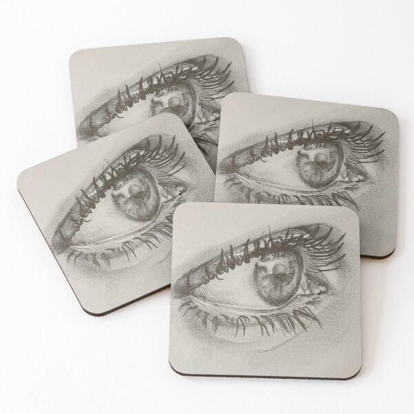 Item preview, Realistic eye sketch (just because) designed and sold by real-mars-art.