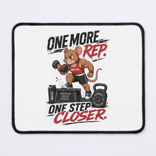 Item preview, Gym Rat One More Rep designed and sold by Ikibrai.