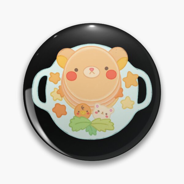 Item preview, Rilakkuma Hotcakes Cute Bear Pancake Breakfast Design designed and sold by Chubbitshop.
