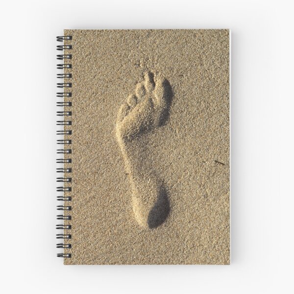 Item preview, Single Barefoot Footprint in Golden Sand designed and sold by 27Tammy27.