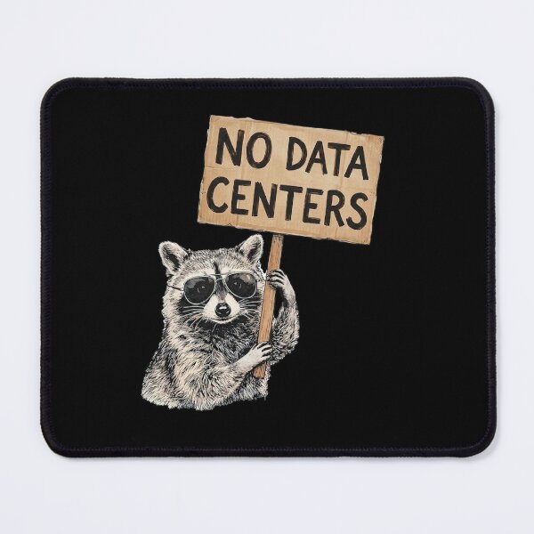 Item preview, Raccoon No Data Centers Protest vintage designed and sold by hargisnamocho.