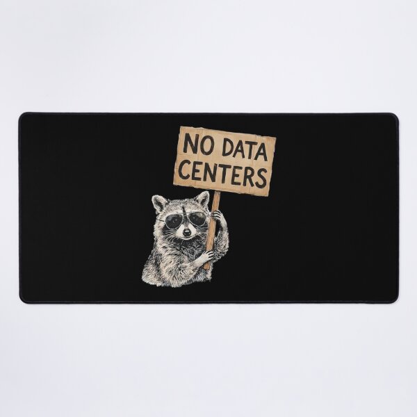 Item preview, Raccoon No Data Centers Protest vintage designed and sold by hargisnamocho.