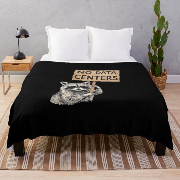 Item preview, Raccoon No Data Centers Protest vintage designed and sold by hargisnamocho.