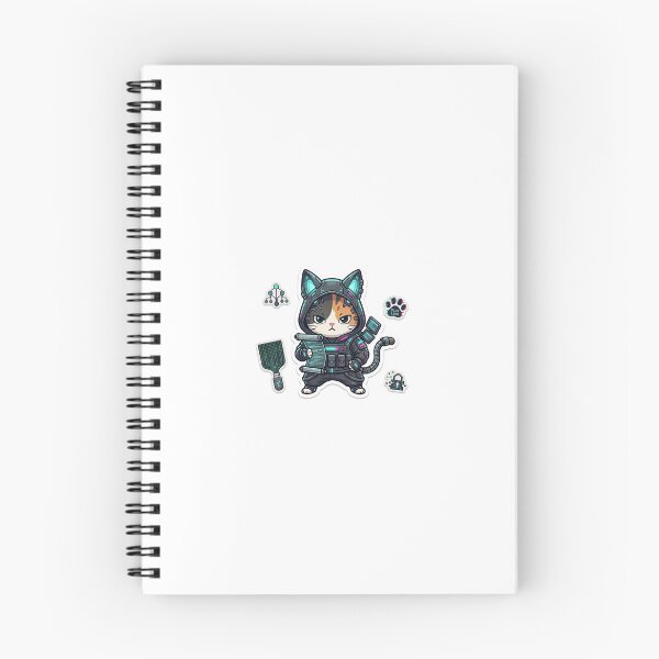 Item preview, Cute Kawaii Cyberpunk Hacker Cat Sticker Pack | Anime Style Tech Art | Laptop Sticker | Gift for Cat Lovers designed and sold by Chipkooo.