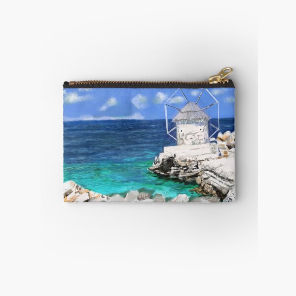 Item preview, Whispers of Amorgos, Greece - Original Painting by Steven Bulloch designed and sold by Cobalt & Stone Art.