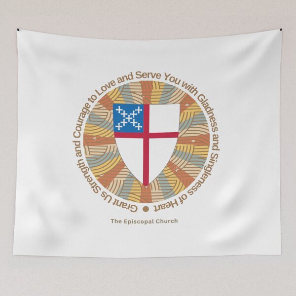 Item preview, Grant Us Strength and Courage - The Episcopal Church designed and sold by Canterbury Episcopal Campus Ministry at Texas Tech University .