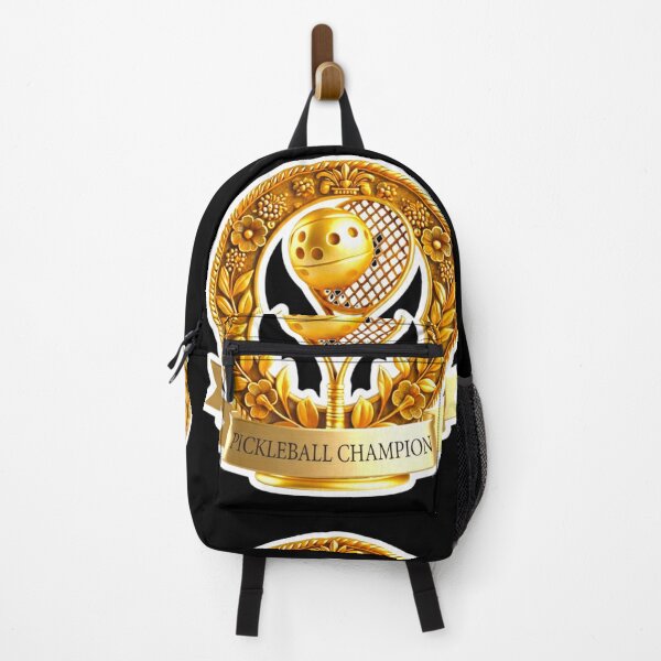 Item preview, PickleBall Champion Luxury Gold Crest Motivational Sports Sticker designed and sold by zenithdecalco.