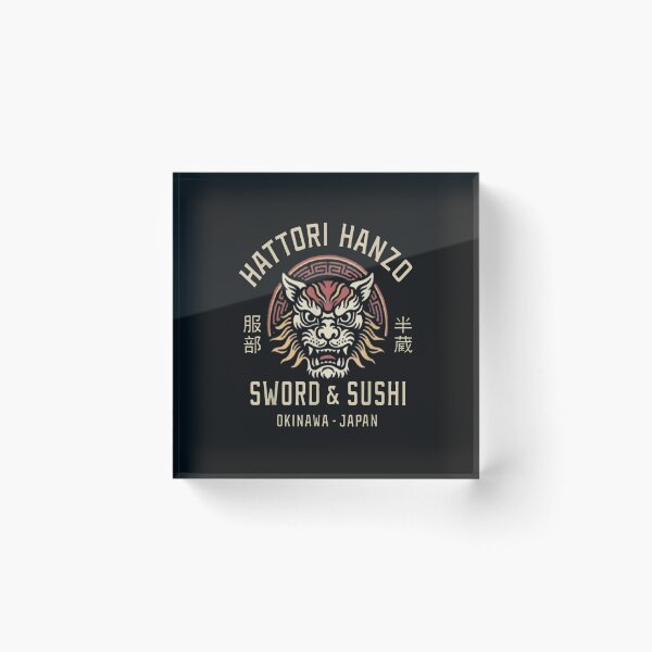 Item preview, Sword And Sushi ,Okinawa Japan Retro designed and sold by WardKasey.