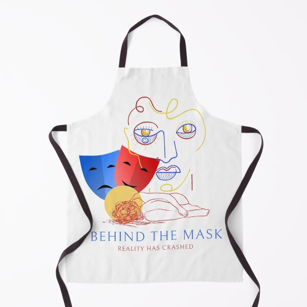 Item preview, Behind The Mask Reality Has Crashed Abstract Surreal Art designed and sold by rich-moda.