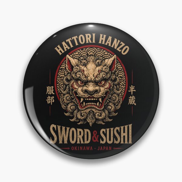 Item preview, Sword And Sushi ,Okinawa Japan Retro designed and sold by WardKasey.