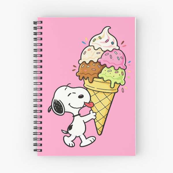 Item preview, Snoopy eating a giant ice cream cone designed and sold by YChangShop.