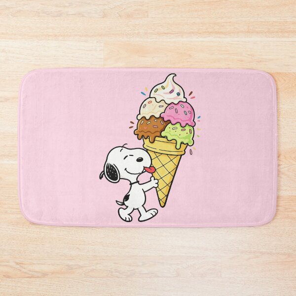 Item preview, Snoopy eating a giant ice cream cone designed and sold by YChangShop.