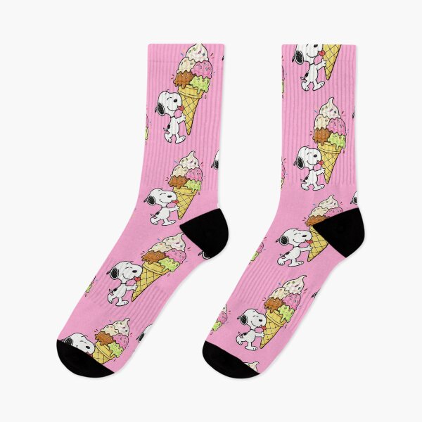 Item preview, Snoopy eating a giant ice cream cone designed and sold by YChangShop.