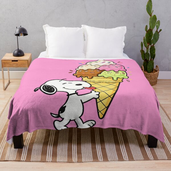 Item preview, Snoopy eating a giant ice cream cone designed and sold by YChangShop.