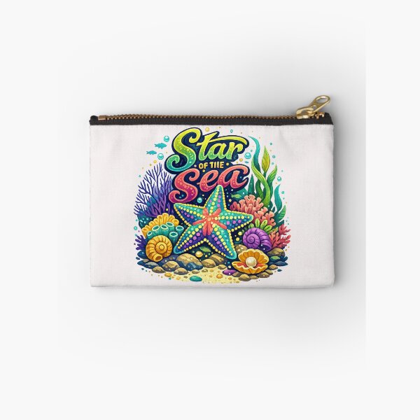 Item preview, Star of the Sea Colorful Starfish Coral Reef Illustration designed and sold by inkoutninja.