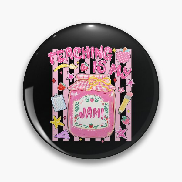 Item preview, Teaching Is My Jam designed and sold by ladycerebellum.
