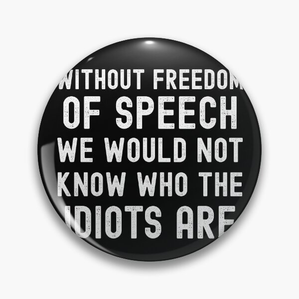 Item preview, Sarcastic Freedom of Speech Bold Text on Back designed and sold by axiksa10.