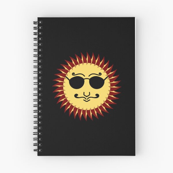 Item preview, Cool Retro Sun Face Wearing Sunglasses Illustration designed and sold by enjoystudioTHs.