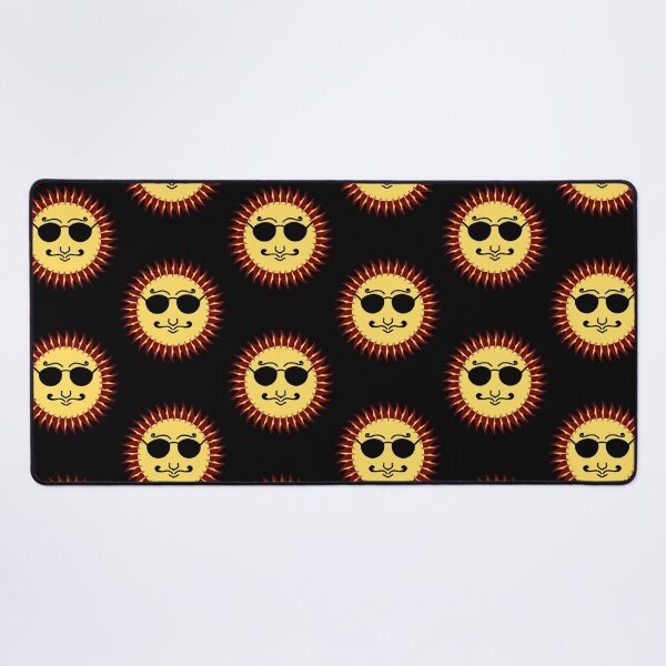 Item preview, Cool Retro Sun Face Wearing Sunglasses Illustration designed and sold by enjoystudioTHs.