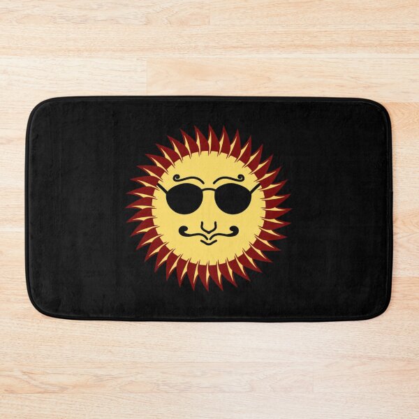 Item preview, Cool Retro Sun Face Wearing Sunglasses Illustration designed and sold by enjoystudioTHs.