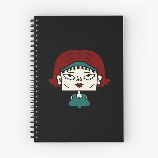 Item preview, Moody Square Girl Geometric Pop Art Portrait Design designed and sold by enjoystudioTHs.
