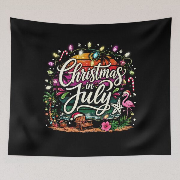Item preview, Christmas In July Tropical Beach Summer Holiday designed and sold by watanabeee.