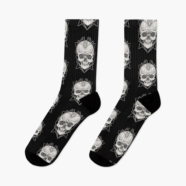 Item preview, Skull with graphic design designed and sold by Jiwsurreal.