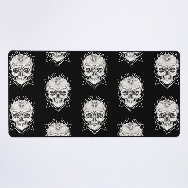 Item preview, Skull with graphic design designed and sold by Jiwsurreal.