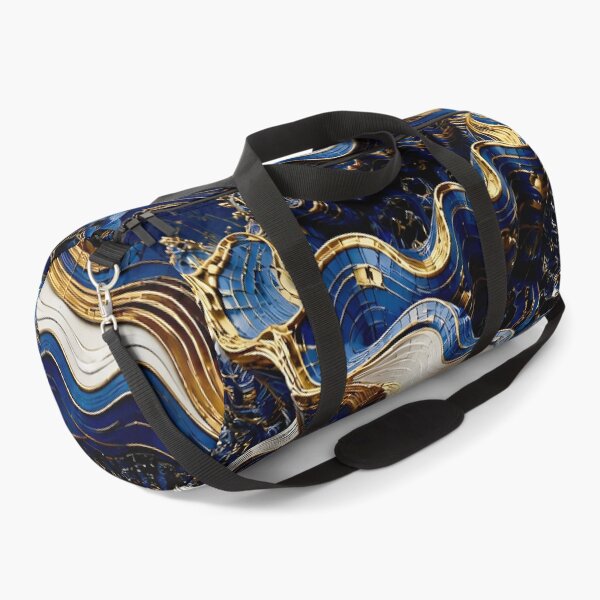 Item preview, Intricate Gold and Blue Spiral designed and sold by Vicky Brago-Mitchell®.