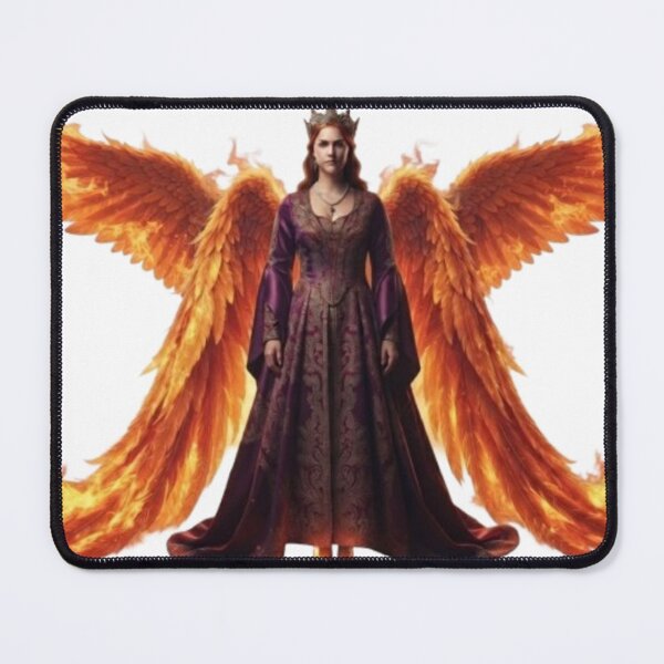 Item preview, Hurrem Sultan Fiery Phoenix Angel Dark Fantasy Art designed and sold by Covenist.
