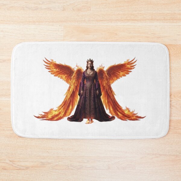 Item preview, Hurrem Sultan Fiery Phoenix Angel Dark Fantasy Art designed and sold by Covenist.