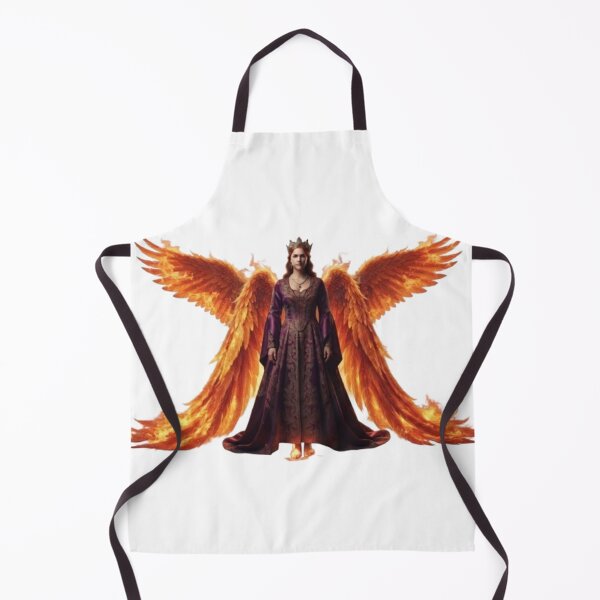 Item preview, Hurrem Sultan Fiery Phoenix Angel Dark Fantasy Art designed and sold by Covenist.