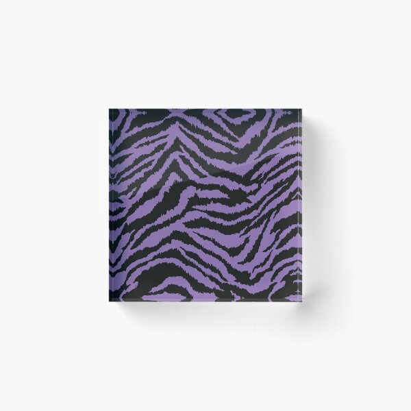 Item preview, Tiger Skin Pattern | Retro Lavender Animal Print designed and sold by The High Hippo.