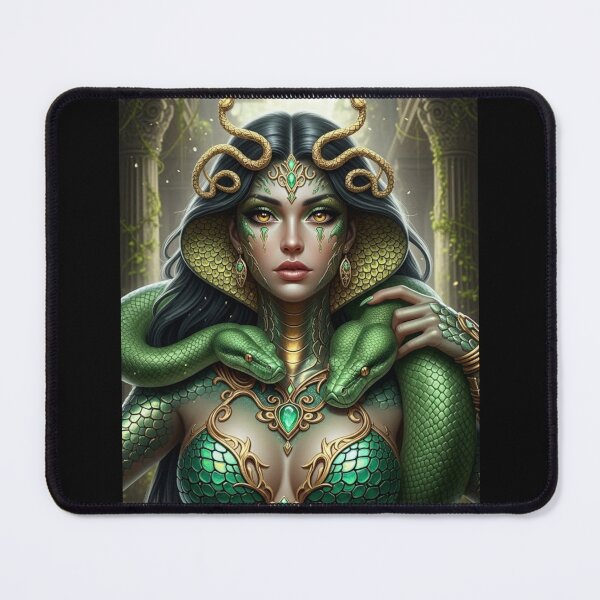 Item preview, Snake Lady queen with snakes designed and sold by Prestons Corner.