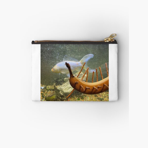 Item preview, Fish mimicking banana with pretzels (real photo) designed and sold by real-mars-art.