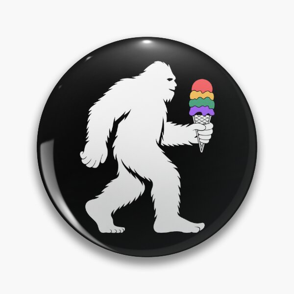 Item preview, Bigfoot Eating Ice Cream designed and sold by veroniaarafik.