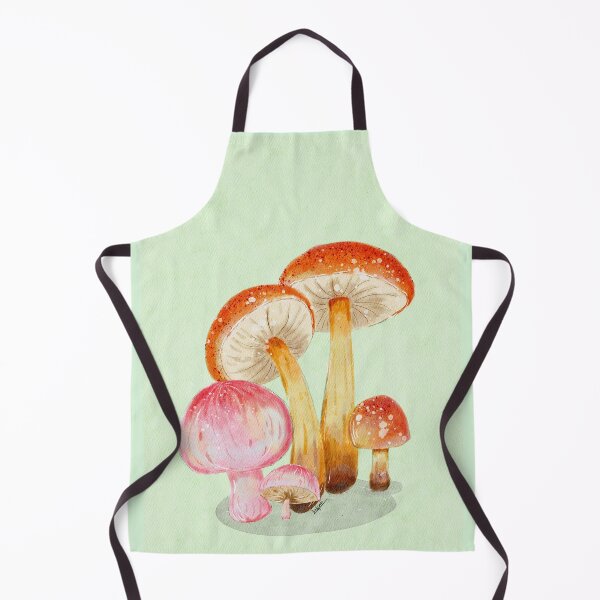 Item preview, Cottagecore Watercolor Mushrooms Botanical Art designed and sold by LafinaArt.