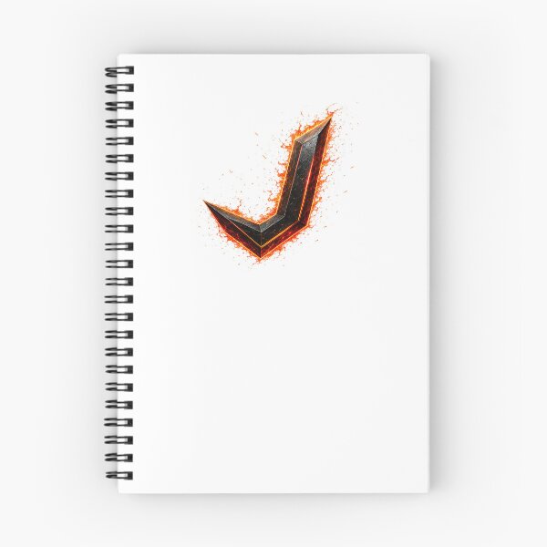 Item preview, InfernoEdge Forge Letter J designed and sold by BlissBlvdShop.