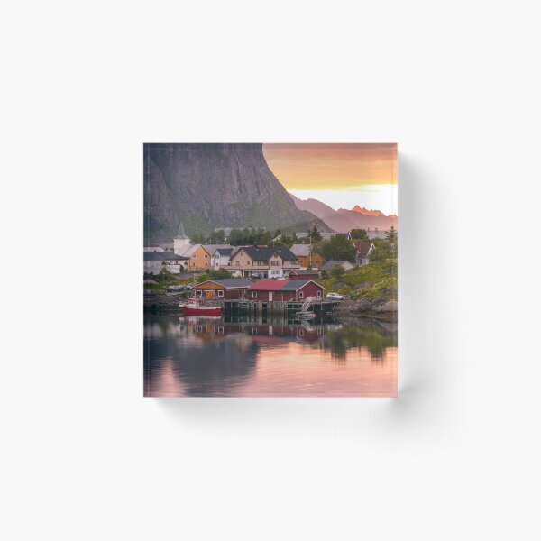 Item preview, Fjord Village Sunset  designed and sold by assaf.
